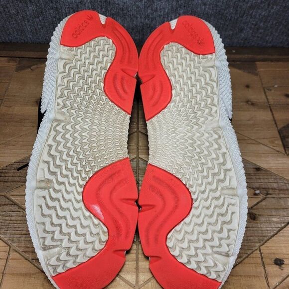 Adidas Prophere Athletic Shoes Sneakers Men's SZ 10.5 Primeknit Black Red CQ3022 - Picture 8 of 11